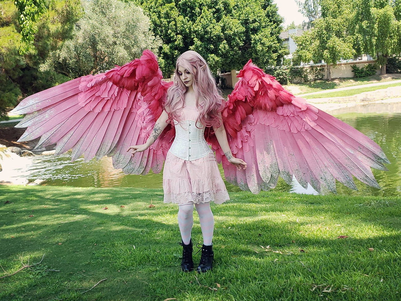 Alexis Noriega’s Giant Feathered Wings