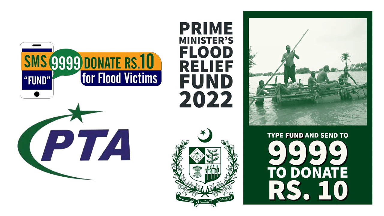 SMS Code for Flood Relief Donations
